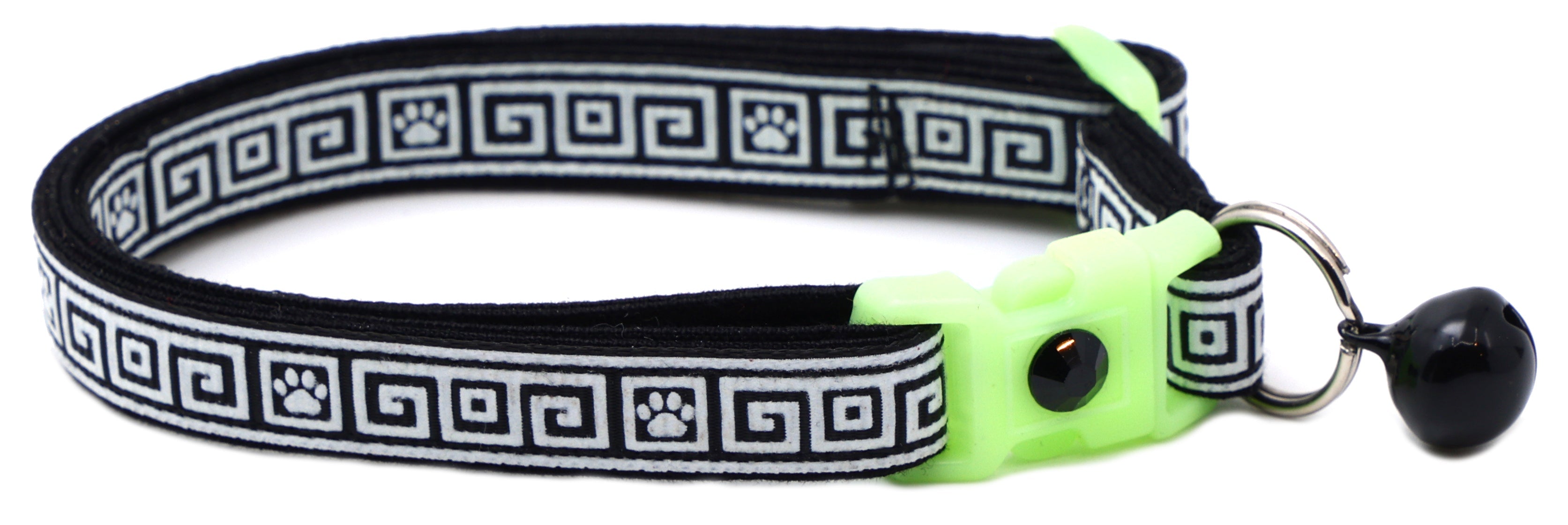Greek Key Breakaway Cat Collar