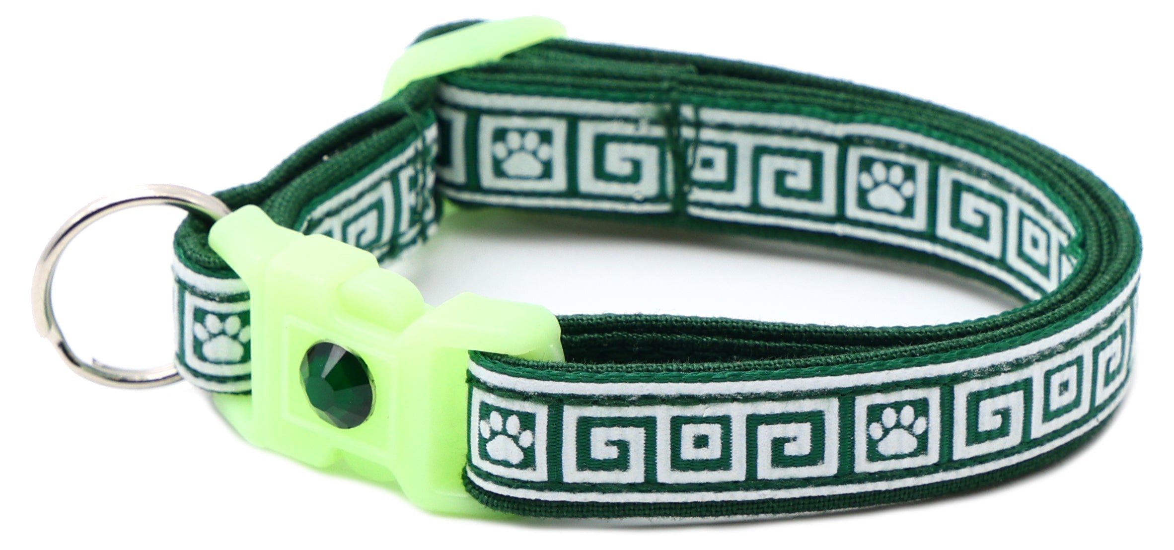 Greek Key Breakaway Cat Collar